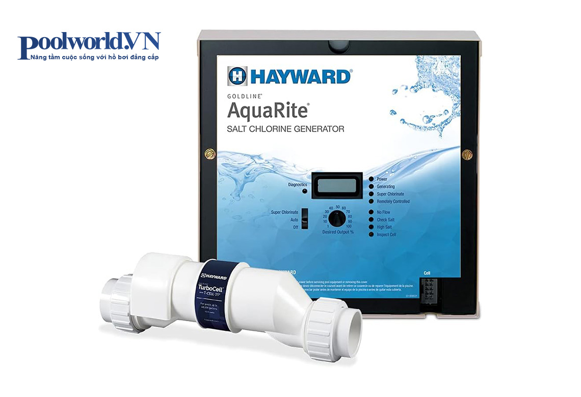 Máy điện phân muối Hayward W3AQR15