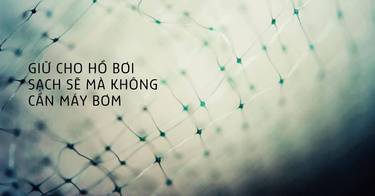 Giữ cho hồ bơi sạch sẽ mà không cần máy bơm