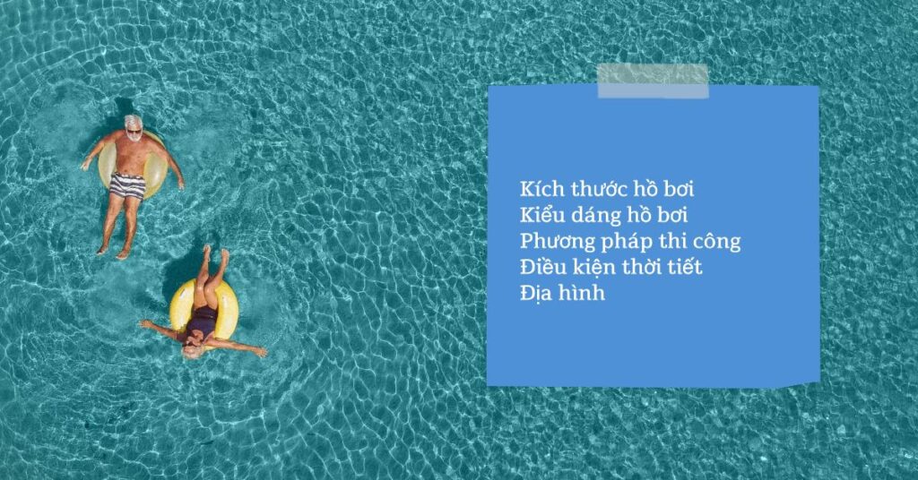 Các yếu tố ảnh hưởng đến thời gian thi công hồ bơi Các yếu tố ảnh hưởng đến thời gian thi công hồ bơi