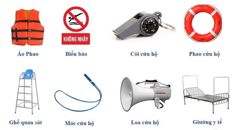 Các thiết bị khác cho hồ bơi