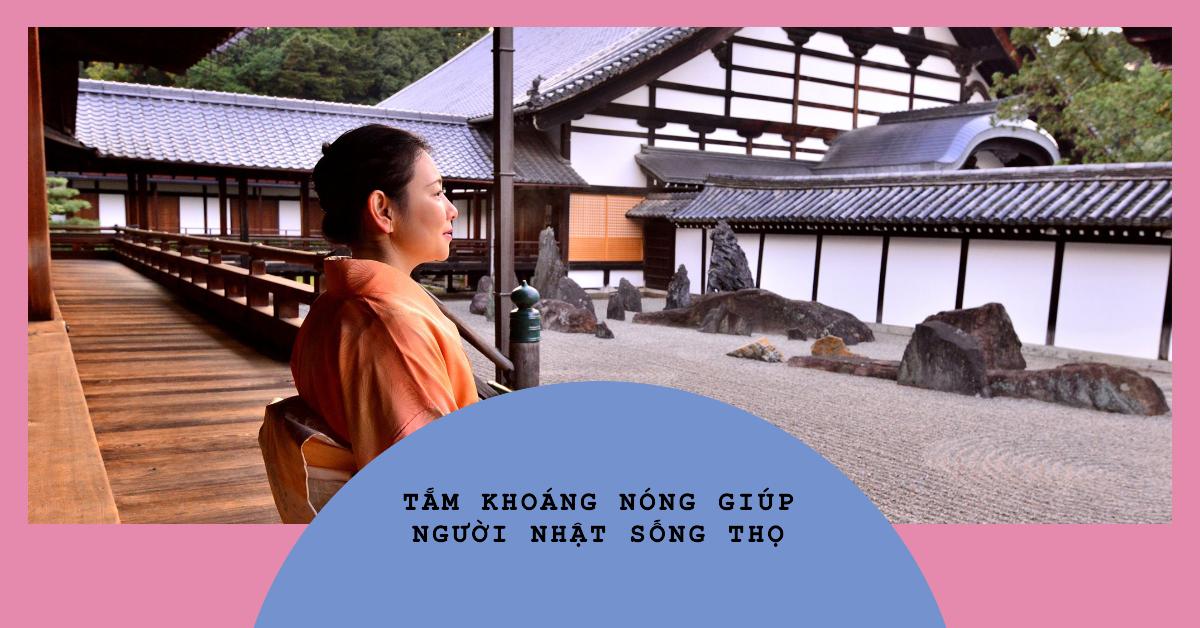 Tắm khoáng nóng giúp người Nhật sống thọ