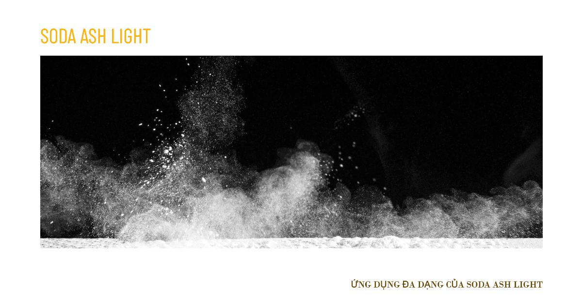 Ứng dụng đa dạng của Soda Ash Light
