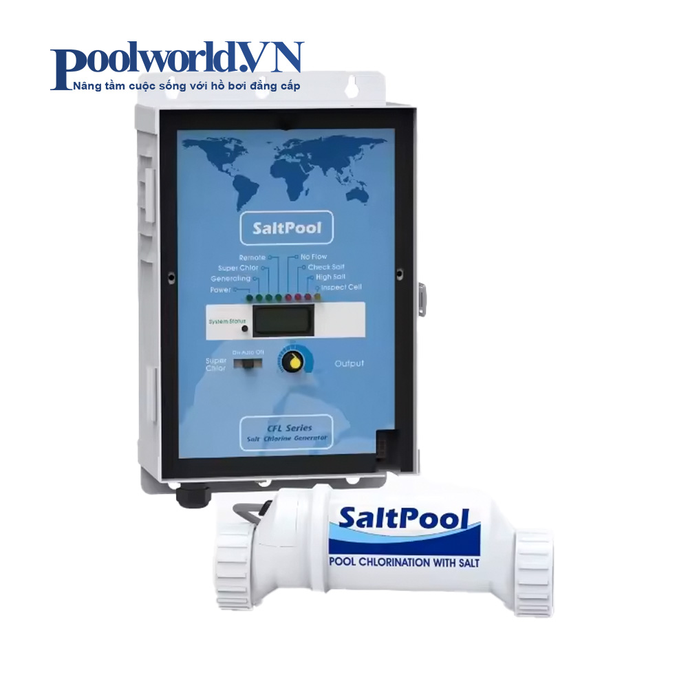 Máy điện phân muối Poolworld SLM 25