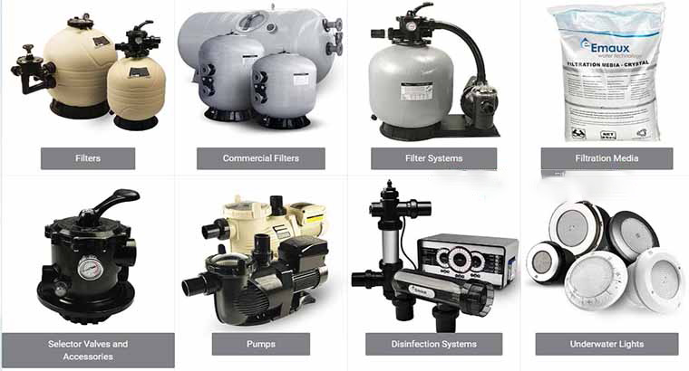 So sánh phụ kiện hồ bơi Emaux với các thương hiệu khác