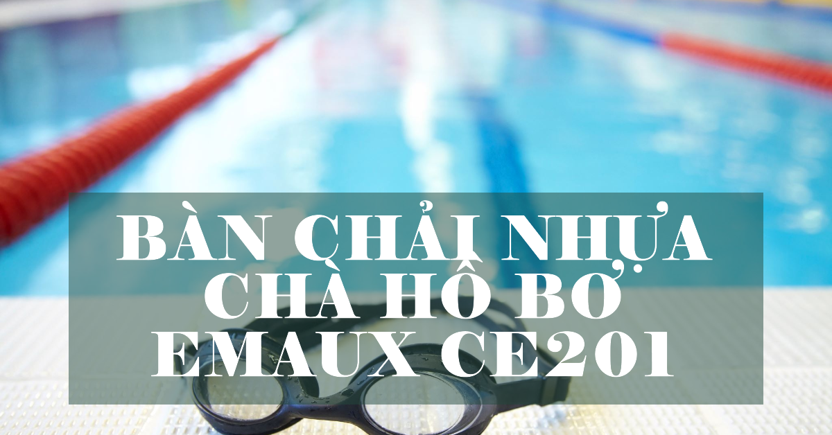 Bàn chải nhựa chà hồ bơ Emaux CE201