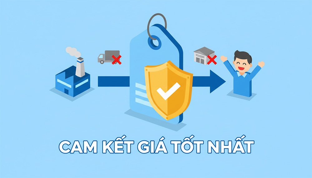 CAM KẾT GIÁ TỐT NHẤT