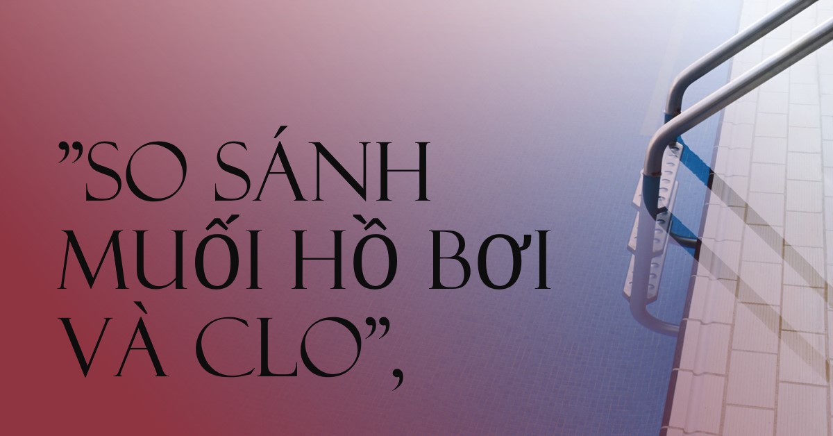 So sánh muối hồ bơi và clo