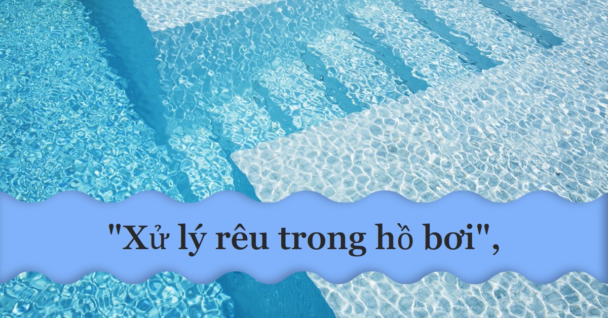 Xử lý rêu trong hồ bơi hiệu quả Hướng dẫn chi tiết từ A-Z