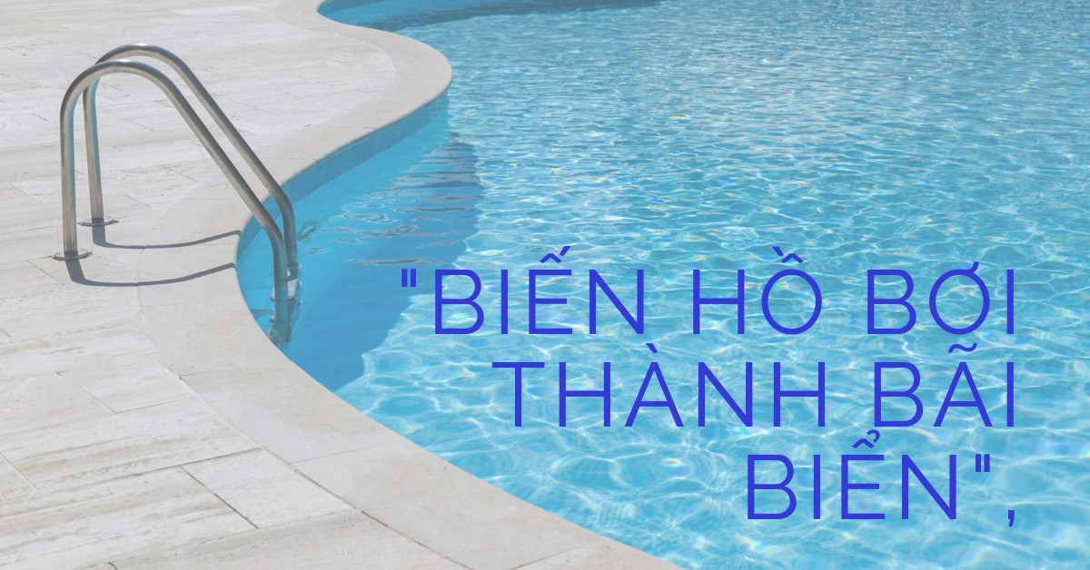 Thiết bị tạo sóng hồ bơi hiện đại biến hồ bơi của bạn thành bải biển mini