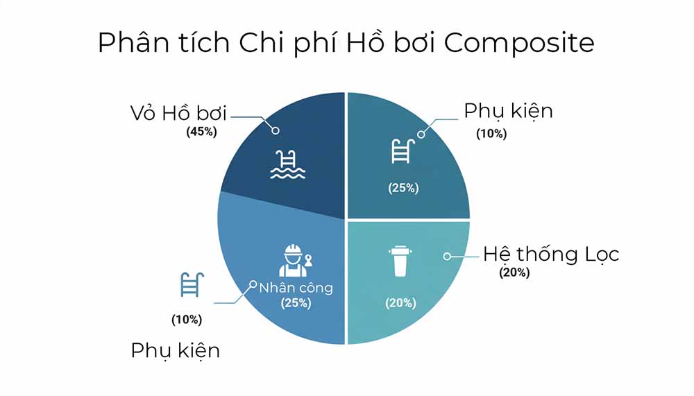 Hồ Bơi Composite: Ưu Nhược Điểm & 7 Sai Lầm Cần Tránh Khi Thi Công 4 phân tích chi phí xây dựng hồ bơi composite