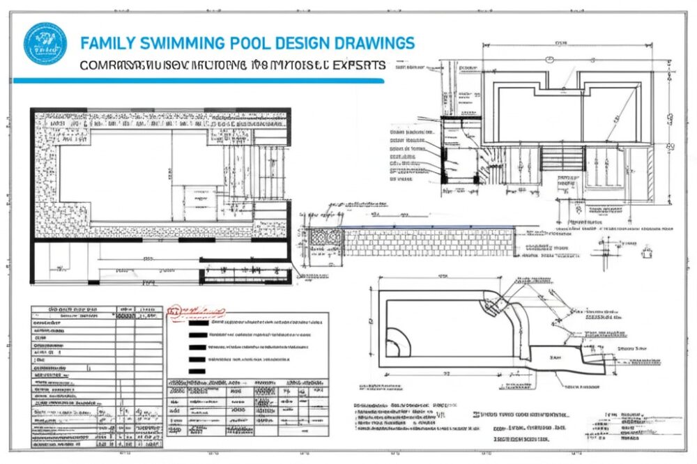Bản vẽ thiết kế hồ bơi gia đình