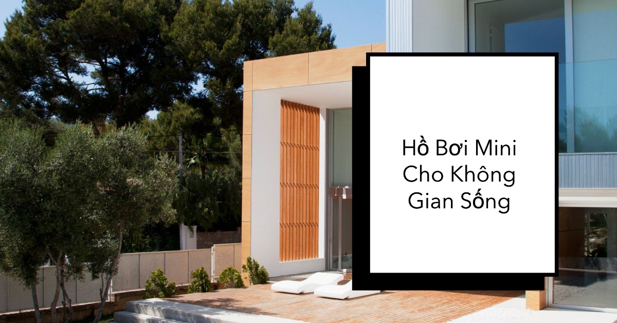 Thiết kế hồ bơi mini trong nhà