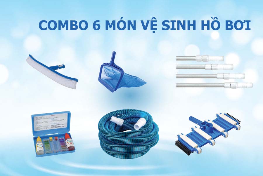 Trọn Bộ Dụng Cụ Vệ Sinh Hồ Bơi Chuyên Dụng Gồm Những Gì?